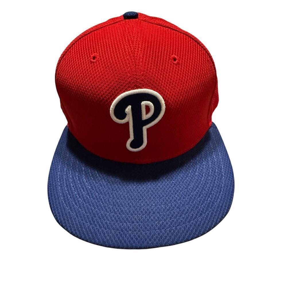 Philadelphia Phillies Baseball Hat New Era  Size 7 1/2 Mens Fitted